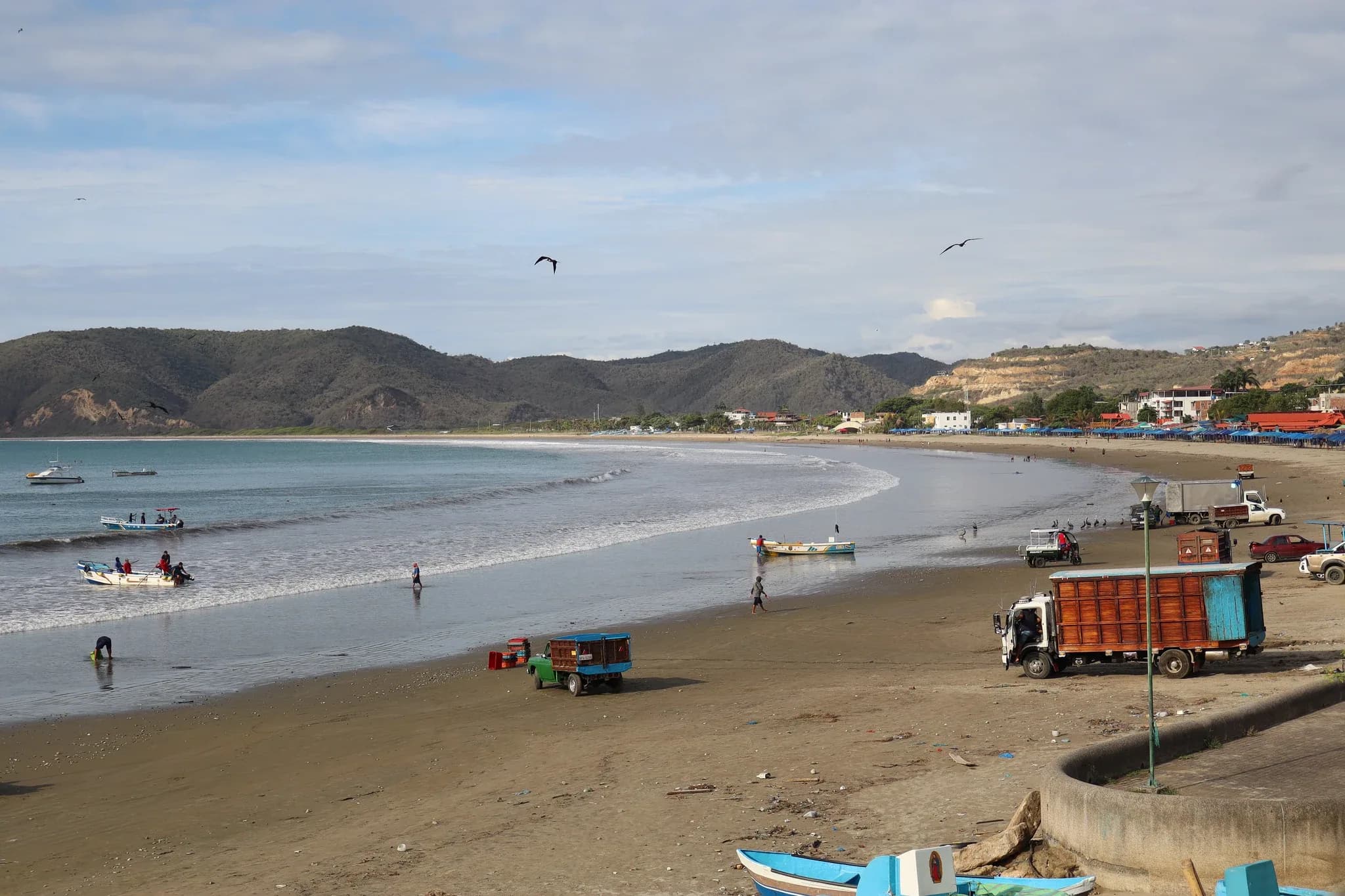Pacific coastline of Ecuador